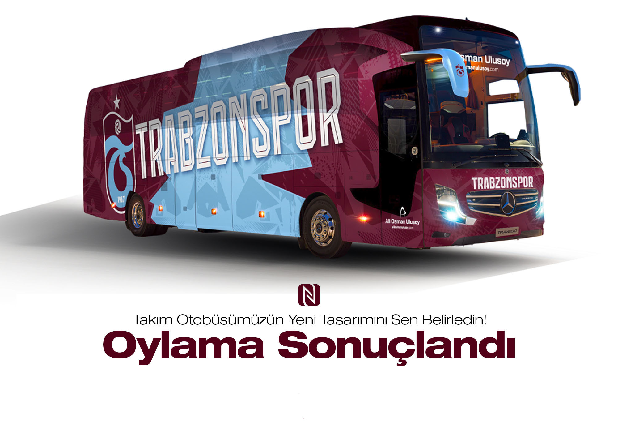 Takım Otobüsümüzün Yeni Tasarımı Taraftarlarımızın Oylarıyla Seçildi