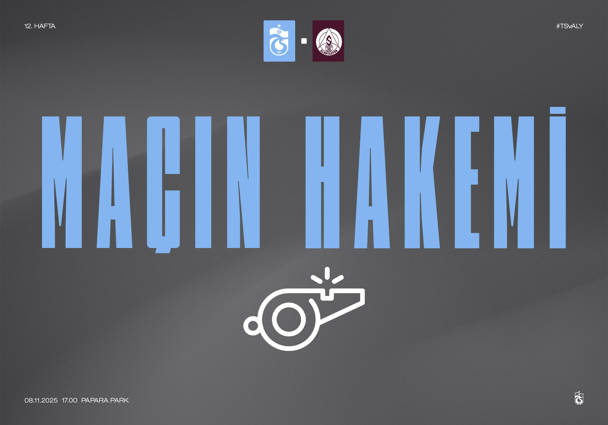 Corendon Alanyaspor maçının hakemi belli oldu