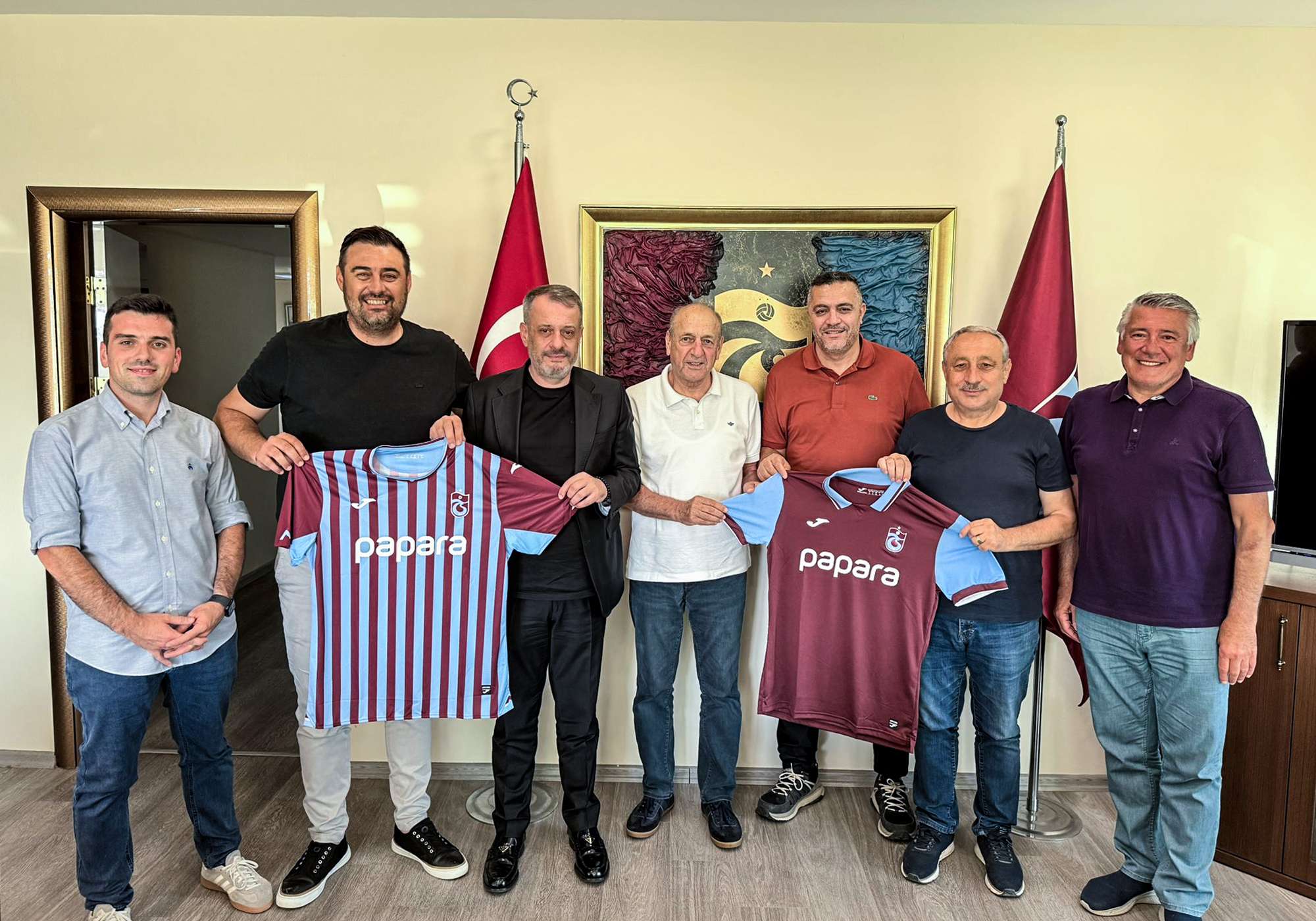 KTFF yöneticileri Hüseyin Duvarcı ve Hüseyin Ekmekçi’den kulübümüze ziyaret