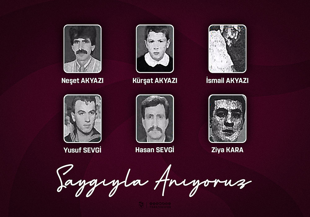Taraftarlarımızı saygıyla anıyoruz