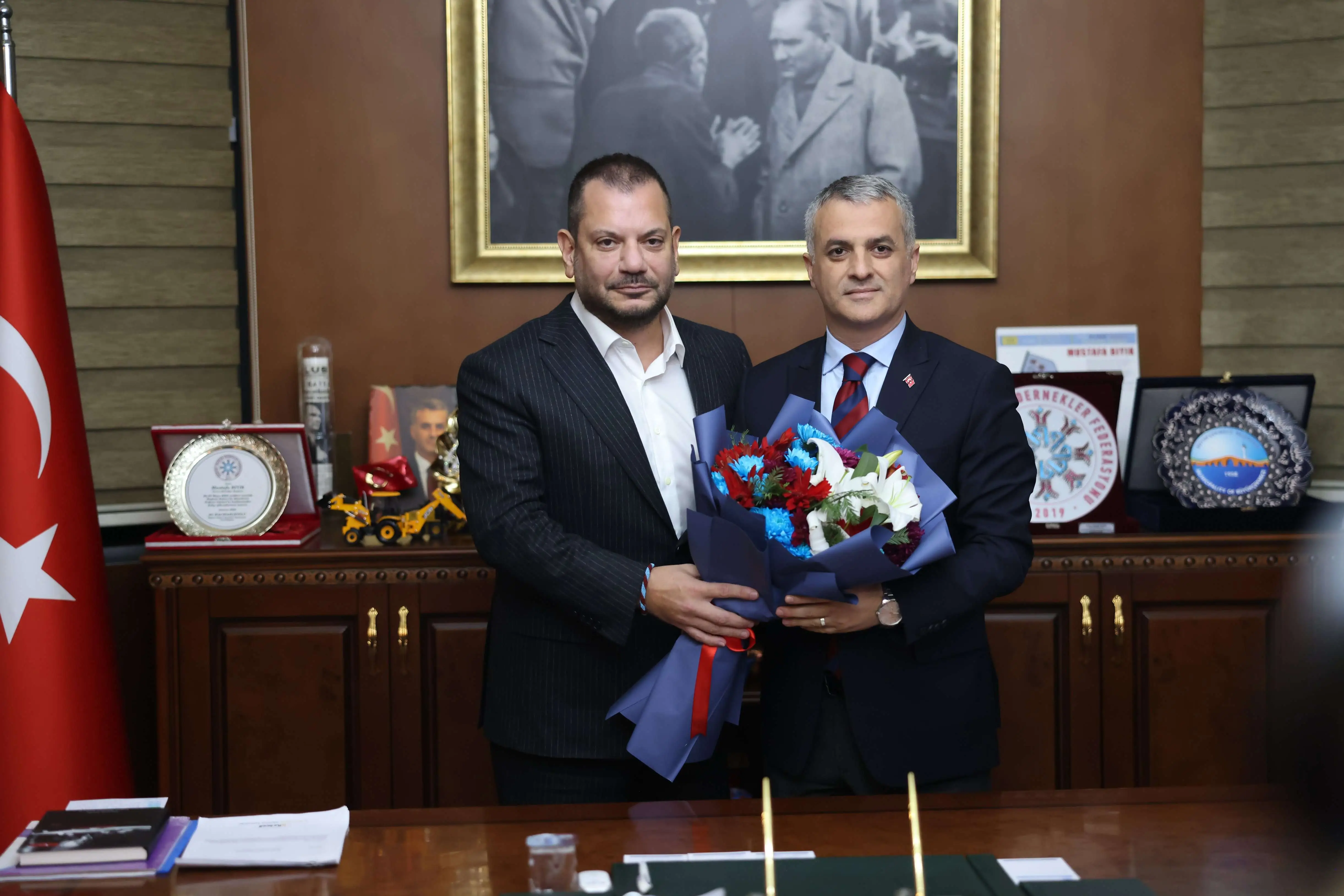 Başkanımız Ertuğrul Doğan’dan Yomra Belediye Başkanı Mustafa Bıyık’a ziyaret