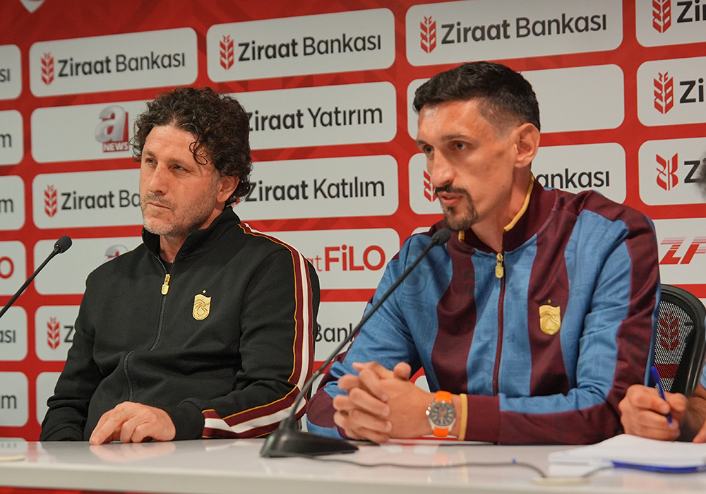 Teknik Direktörümüz Fatih Tekke ve Kaptanımız Stefan Savic basın mensuplarının sorularını yanıtladı