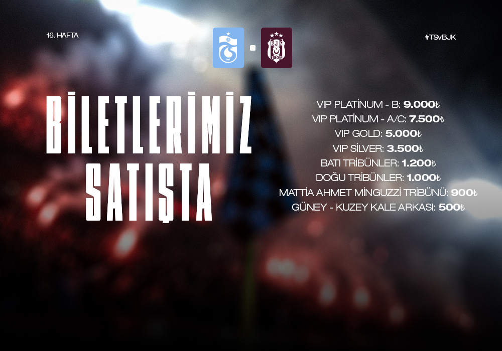 Beşiktaş maçı biletleri satışa çıktı