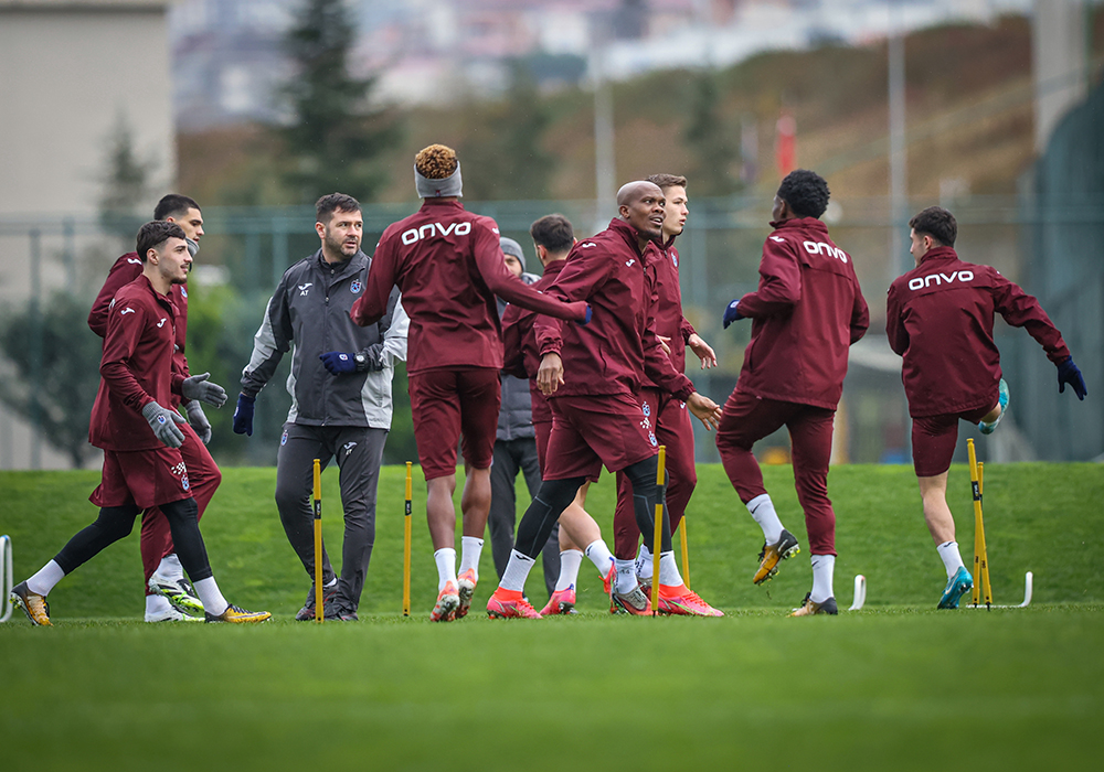 Preparations ahead of the match against Corendon Alanyaspor start