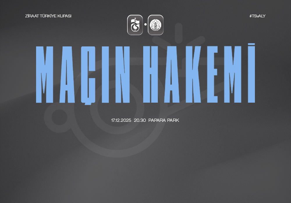 Corendon Alanyaspor maçının hakemi belli oldu