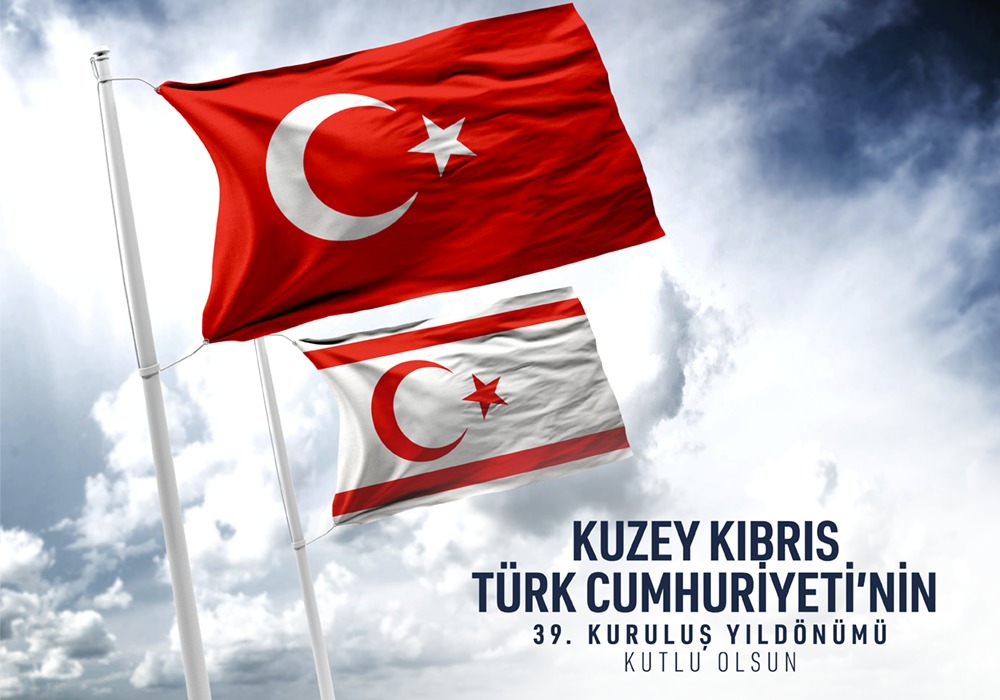 Kuzey Kıbrıs Türk Cumhuriyeti'nin 39. kuruluş yıl dönümü kutlu